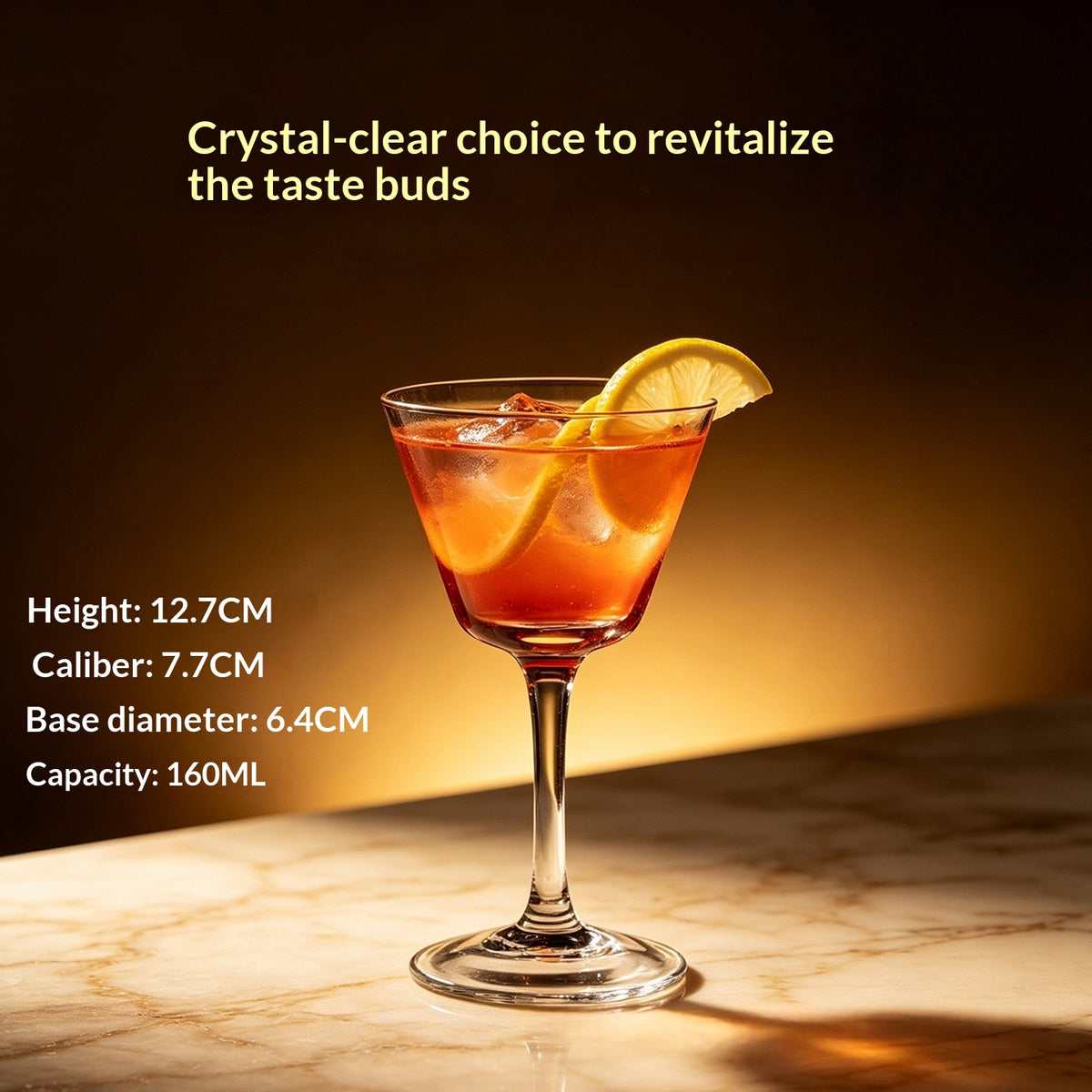 Creative and Personalized Cocktail Glass with a Margarita Sauce Crystal Tall Stemchampagne
