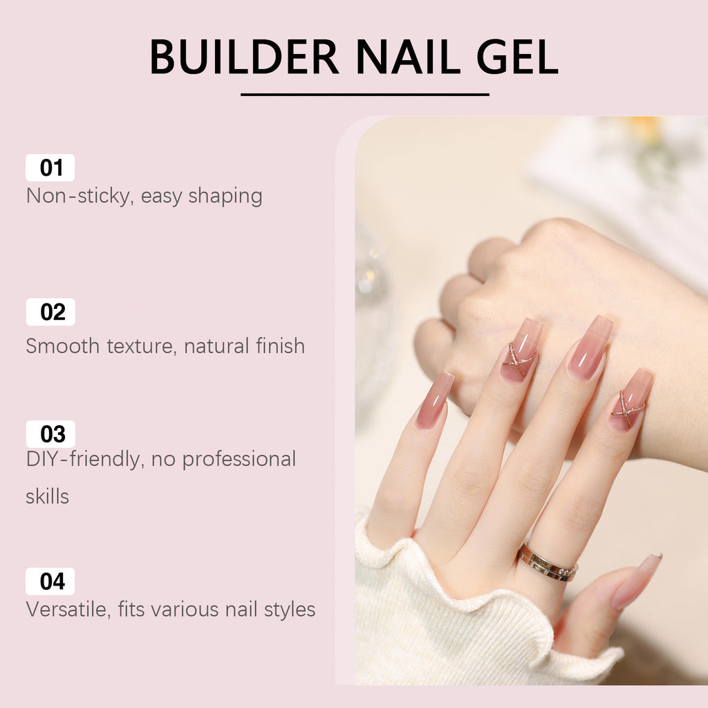 Gel d'extension de ongles antiadhésif