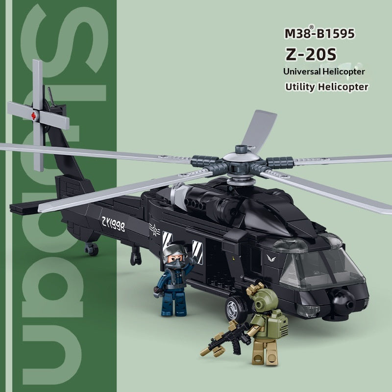 Jouet modèle militaire d'hélicoptère à usage général
