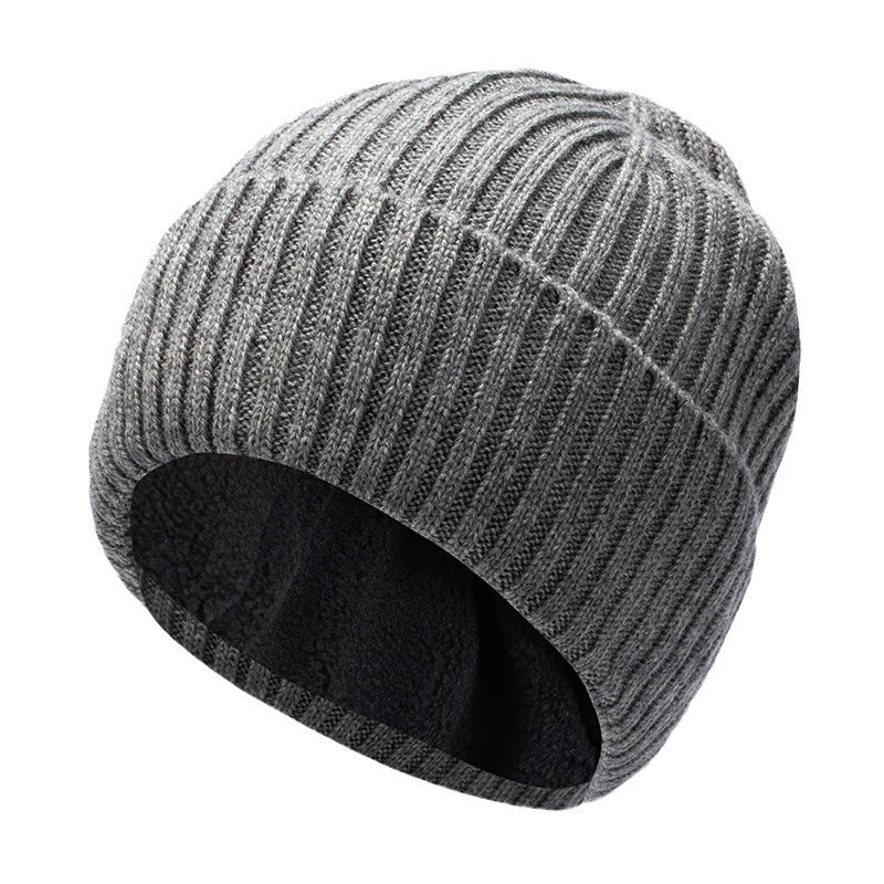 Chapeau d'hiver épais et chaud doublé de polaire