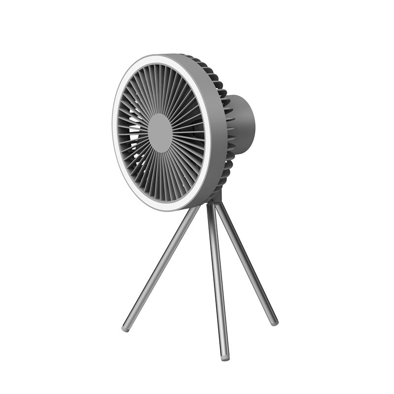 Suspendre Trépied à double usage Ventilateur extérieur léger USB Camping Tente Portable Petit ventilateur de plafond