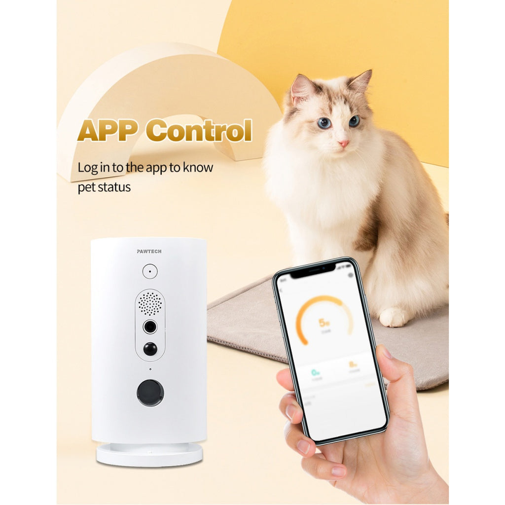 Smart WiFi Automatic Pet Feeder avec 270 caméra tournante