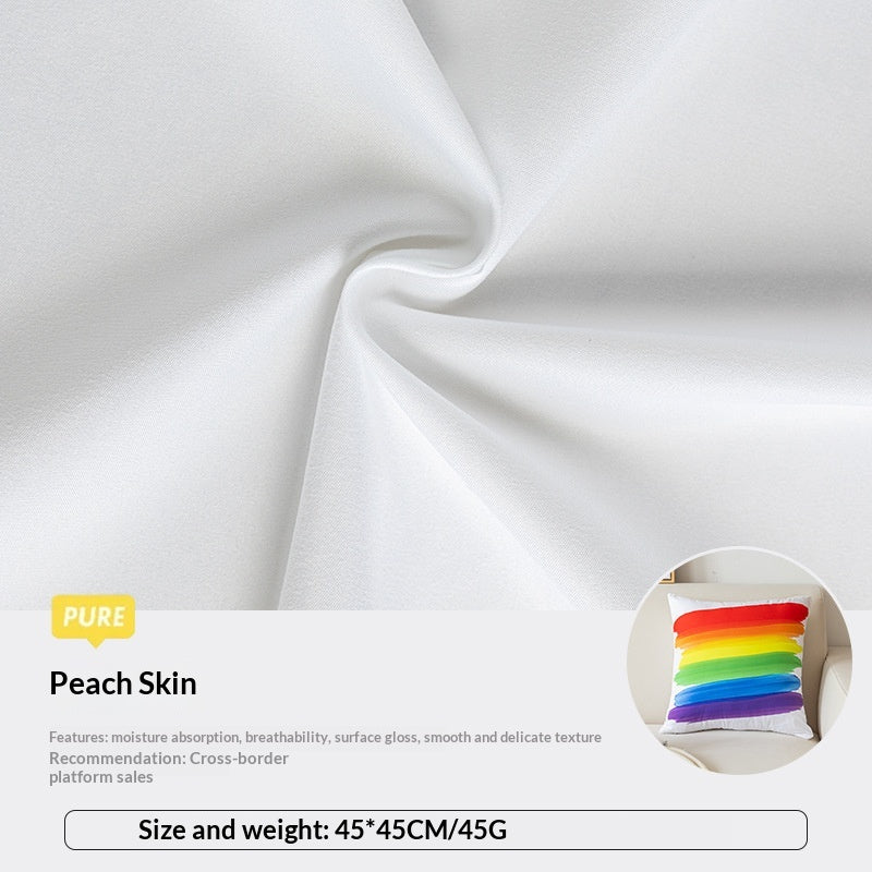 Canapé Appui-tête Coussin en peluche courte Imprimé Couverture d'oreiller