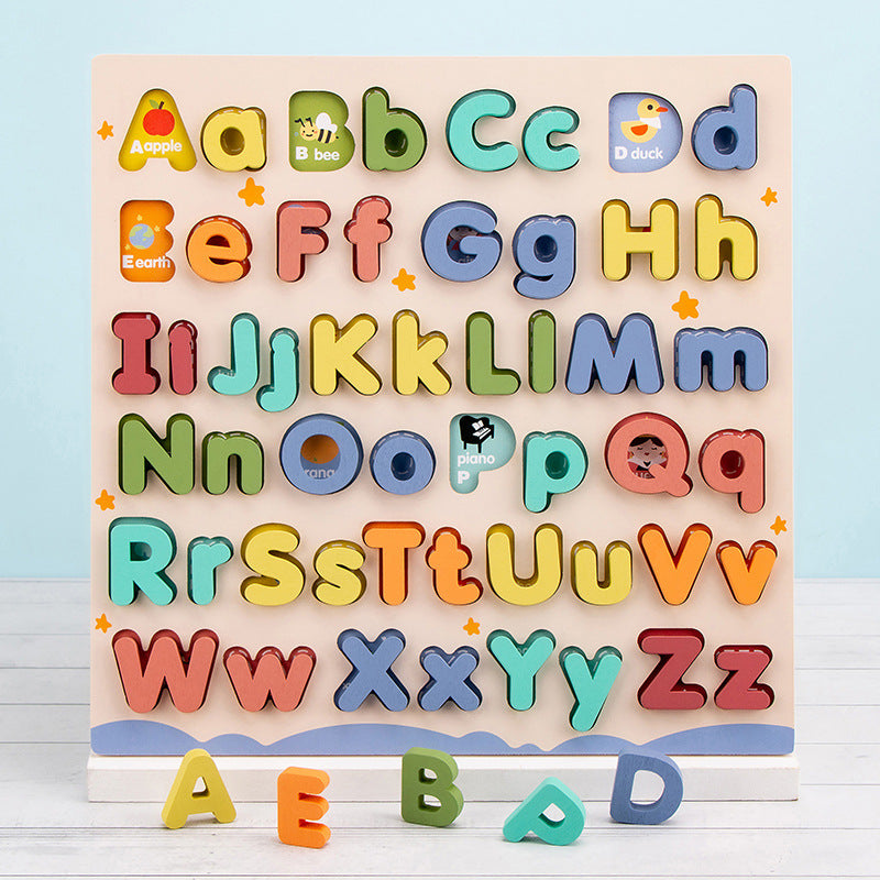 Conseil pour l'éducation des jeunes enfants Puzzle lettre en bois