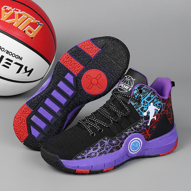 Garçons Mesh Respirant Durable Casual Basketball Sneakers