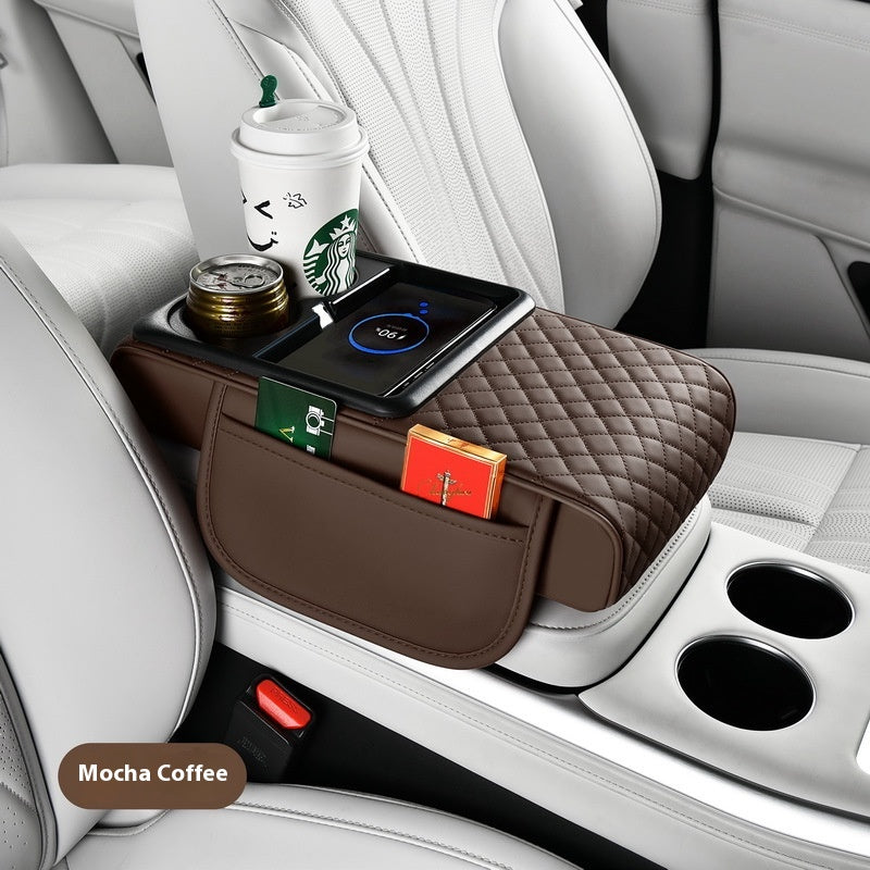 Automobile Armrest Box Cover Smart Wireless Charging Tissu de charge rapide multifonction