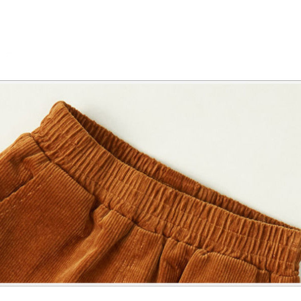 Pantalons en peluche décontractée pour enfants