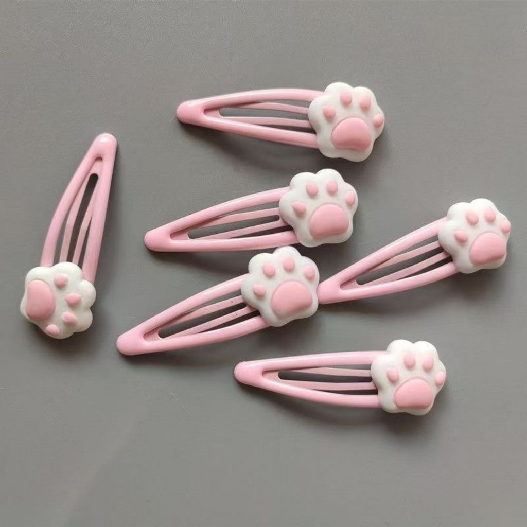 Femme Mode mignon caricature Cat Griffe cheveux Clip