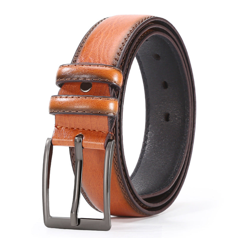 European and American Fashion Ceinture professionnelle masculine Cadeaux créatifs Ceinture Laser Logo Factory W