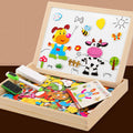 MWZ Magnetic Joypin Animal Zodiac Tableau de dessin double face Enfants Jigsaw éducatif P