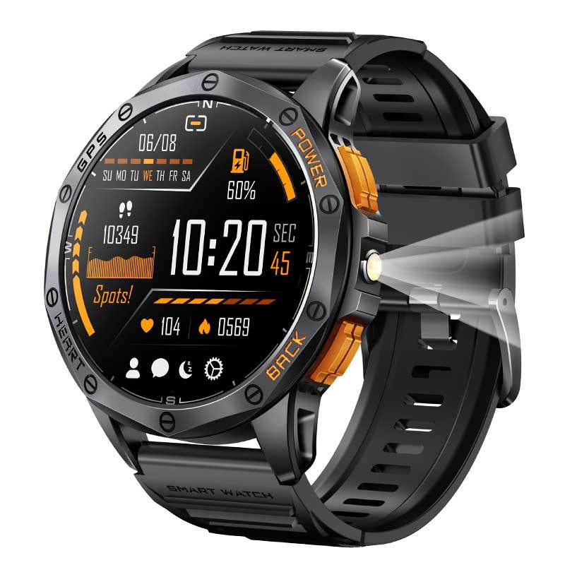 Boussole d'appel Bluetooth K67 AMOLED Smart Watch