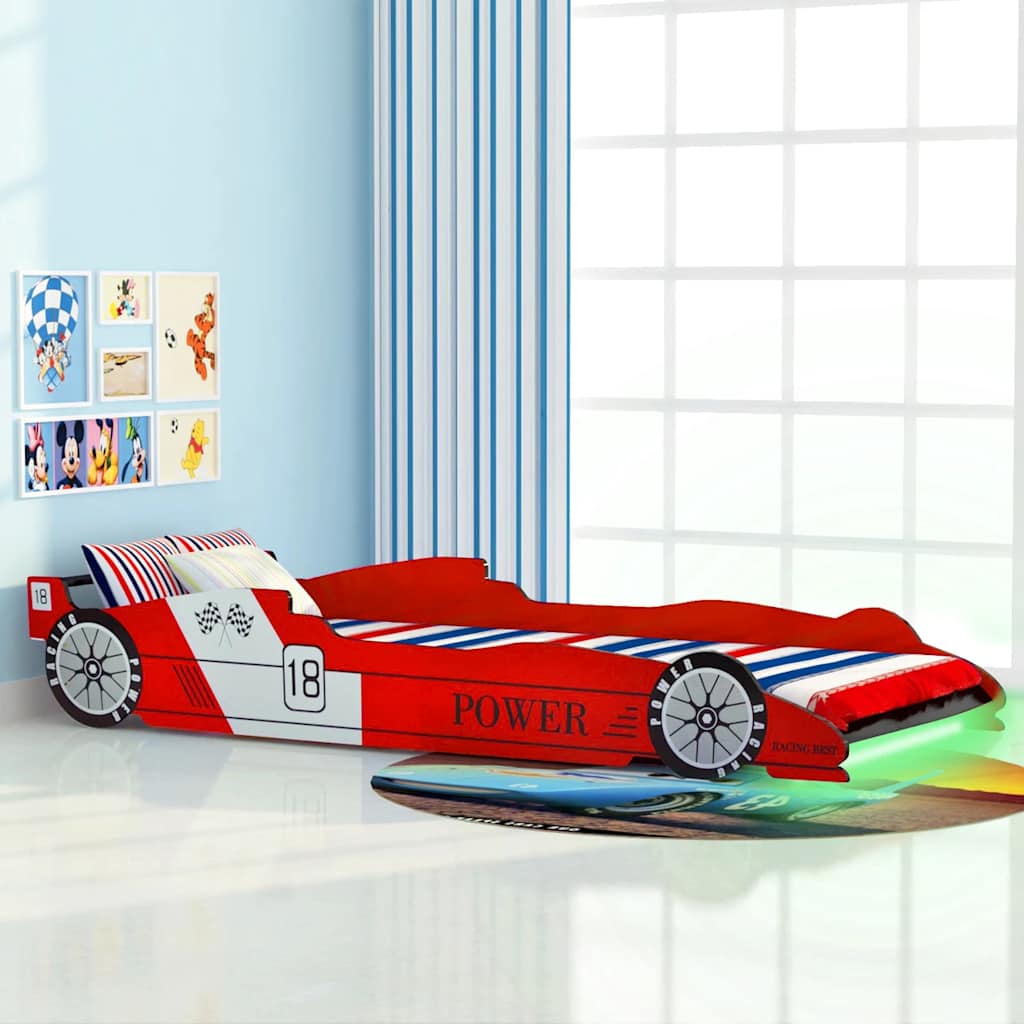Lit d'enfant avec LED dans la voiture de course design lit d'enfant