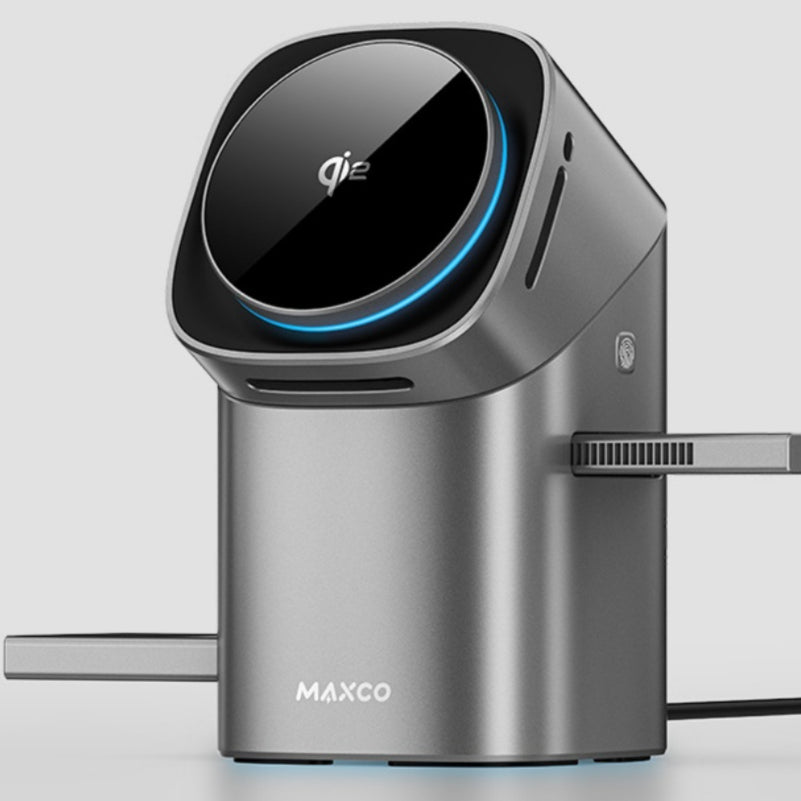 Bracket de rechargeur sans fil magnétique trois en un