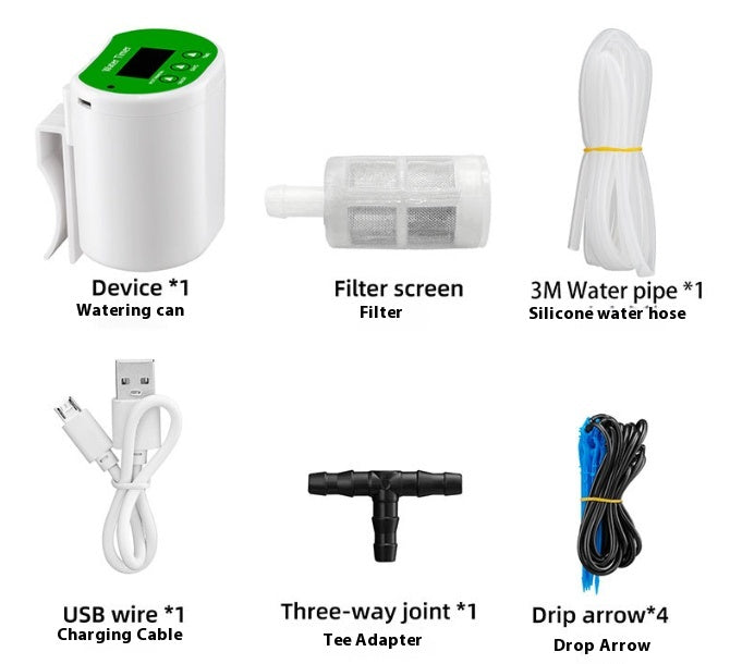 Équipement d'eau Potté Intelligent Jardinage Plante verte Arrosage automatique
