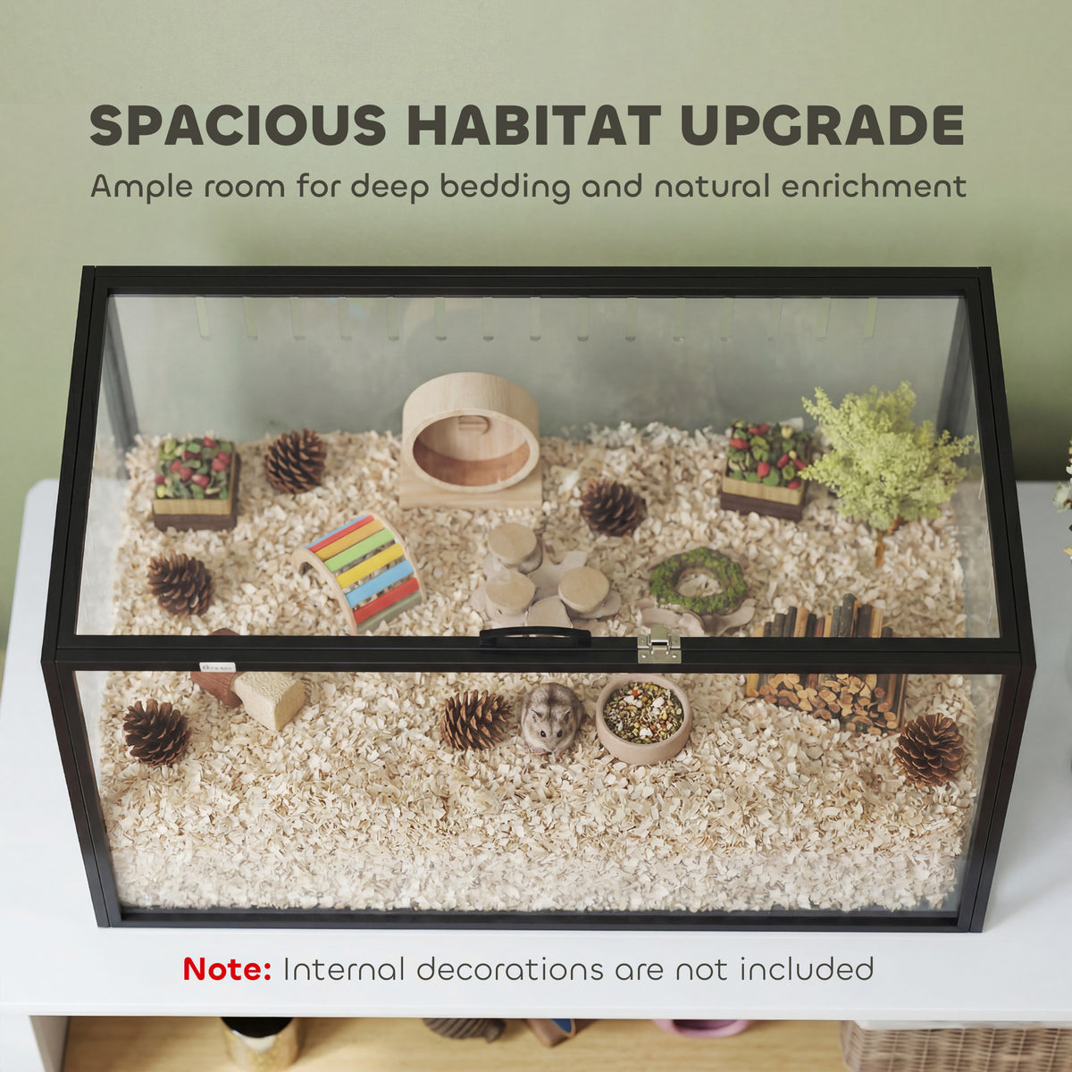 Grand hamster acrylique Cage