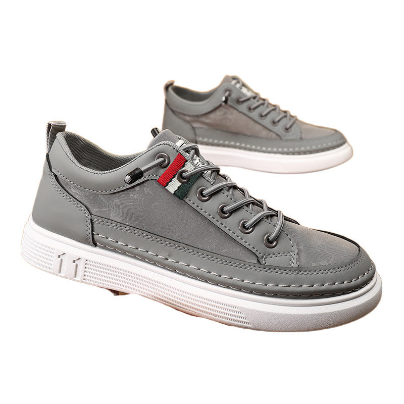 Casual Sneakers homme haut de gamme versatile toile Sneakers Robe de Bandage