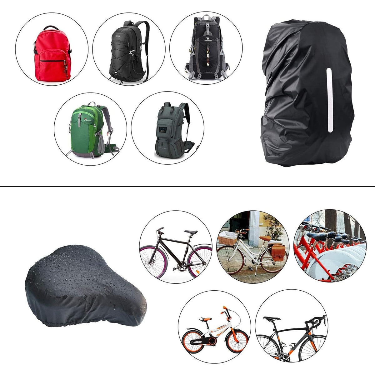 Ensemble de housses de protection et de sac à dos