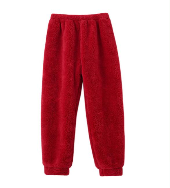 Automne et hiver Parent-enfant Coral Velvet Pyjamas Famille de trois enfants Grande Taille Th