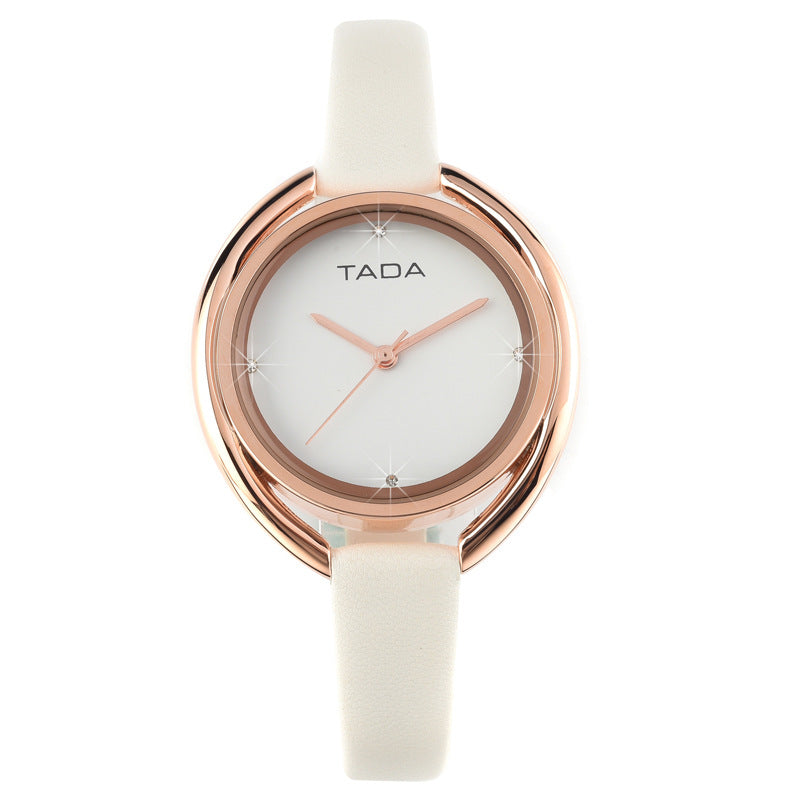 Montre Quartz Casual élégante et résistante à l'eau pour femmes