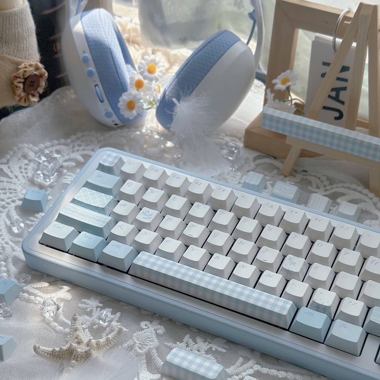 Lyric Poetry-themed mécaniquement adorable PBT Dye-sublimation Custom Keycaps