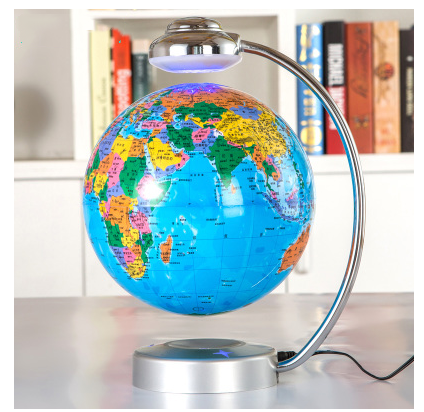 8 pouces globe magnétique suspension bureau décoration cadeau entreprise nouveauté anniversaire créatif
