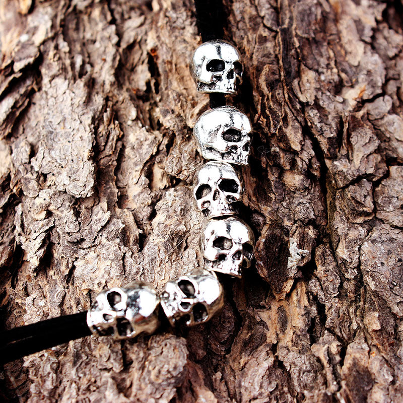 European And American Hot-seller Skull Hair Accessories Velvet Rope DIY Accessories Cheveux