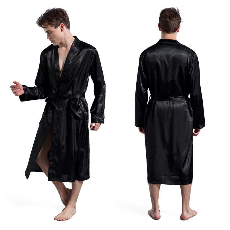 Mode homme Robe de couleur solide mince