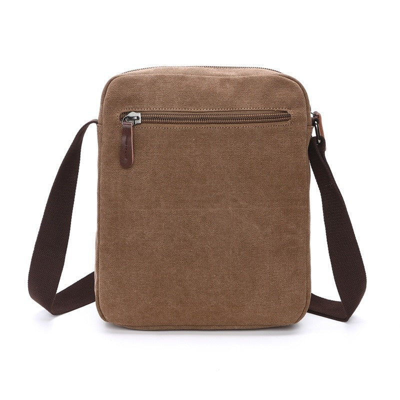 Hommes et femmes Casual Small Crossbody Sac en toile de style coréen pour usage extérieur