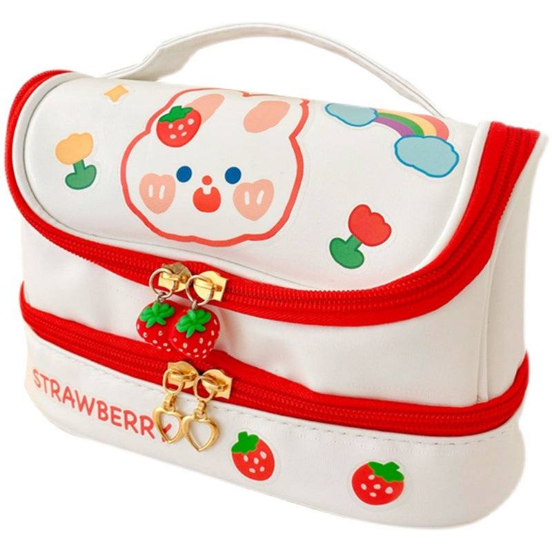 Sac à crayon multicouche pour filles avec une grande apparence et une grande capacité