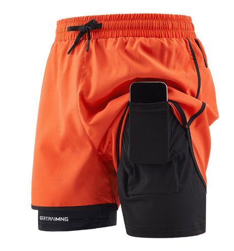 Short en deux parties pour la course sportive et la remise en forme