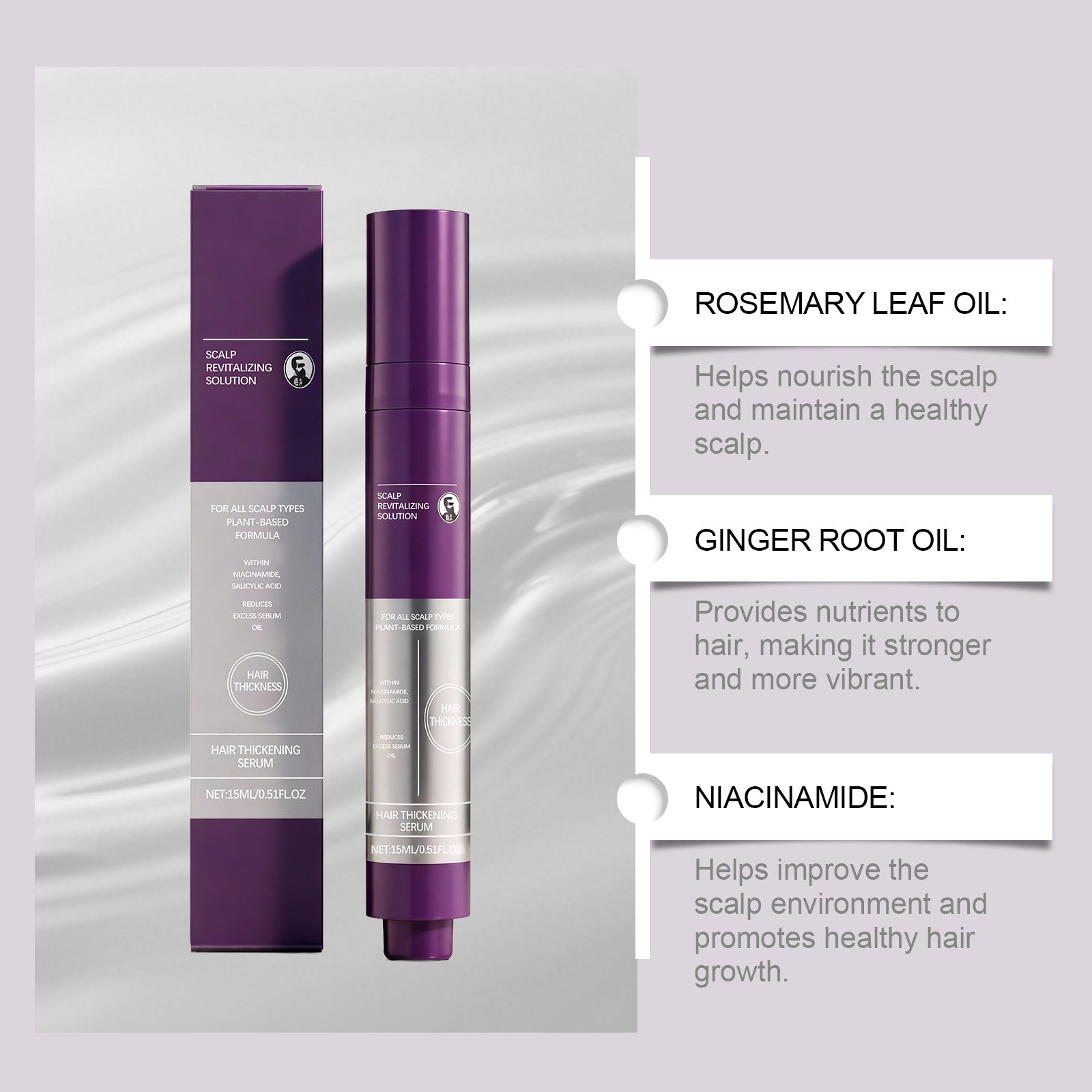 Essence de soins capillaires rafraîchissants