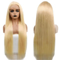 Lace wig with human hair