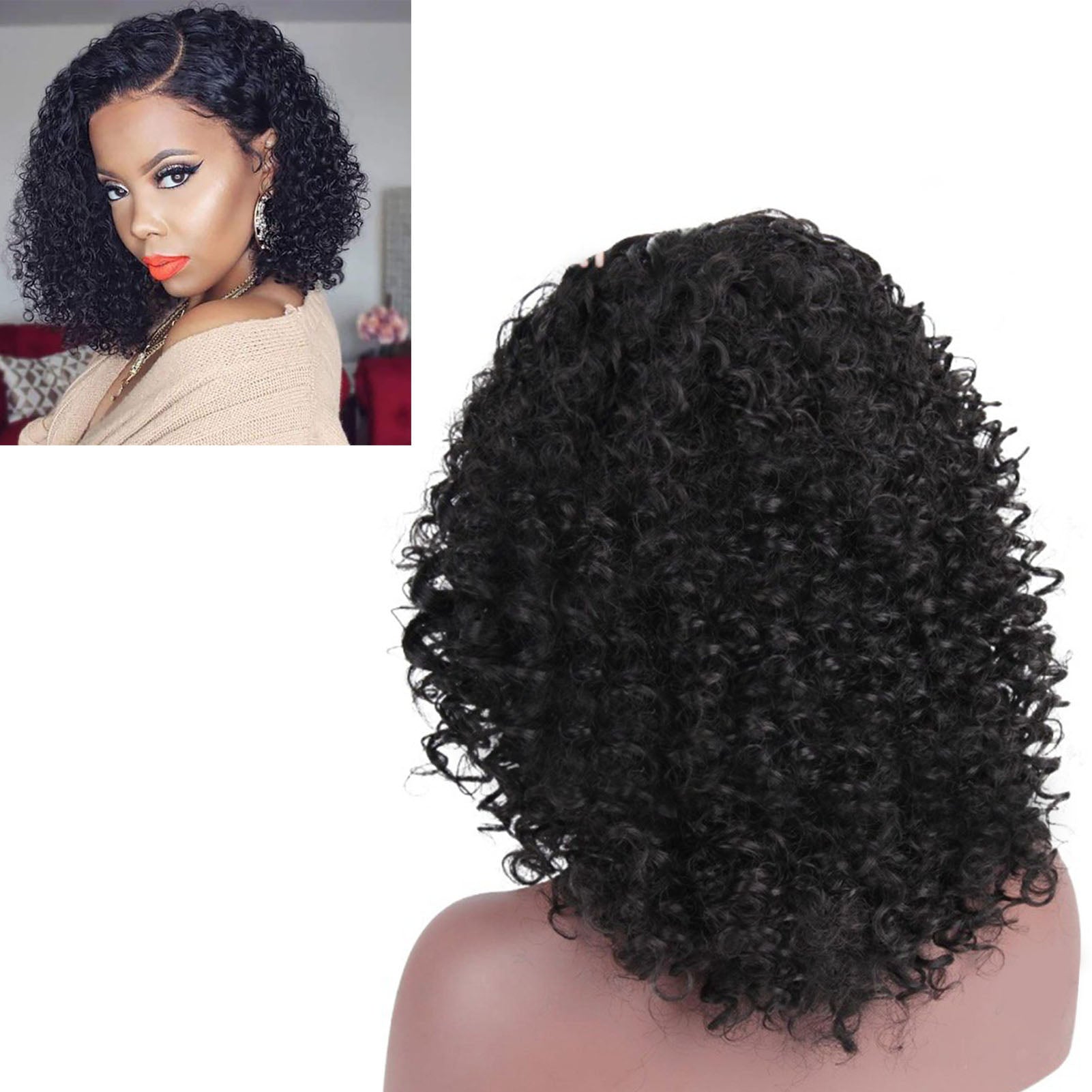 Perruque à cheveux courts