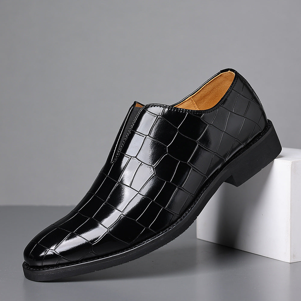 Pattern en pierre Casual Hommes Chaussures en cuir mode Et respirant