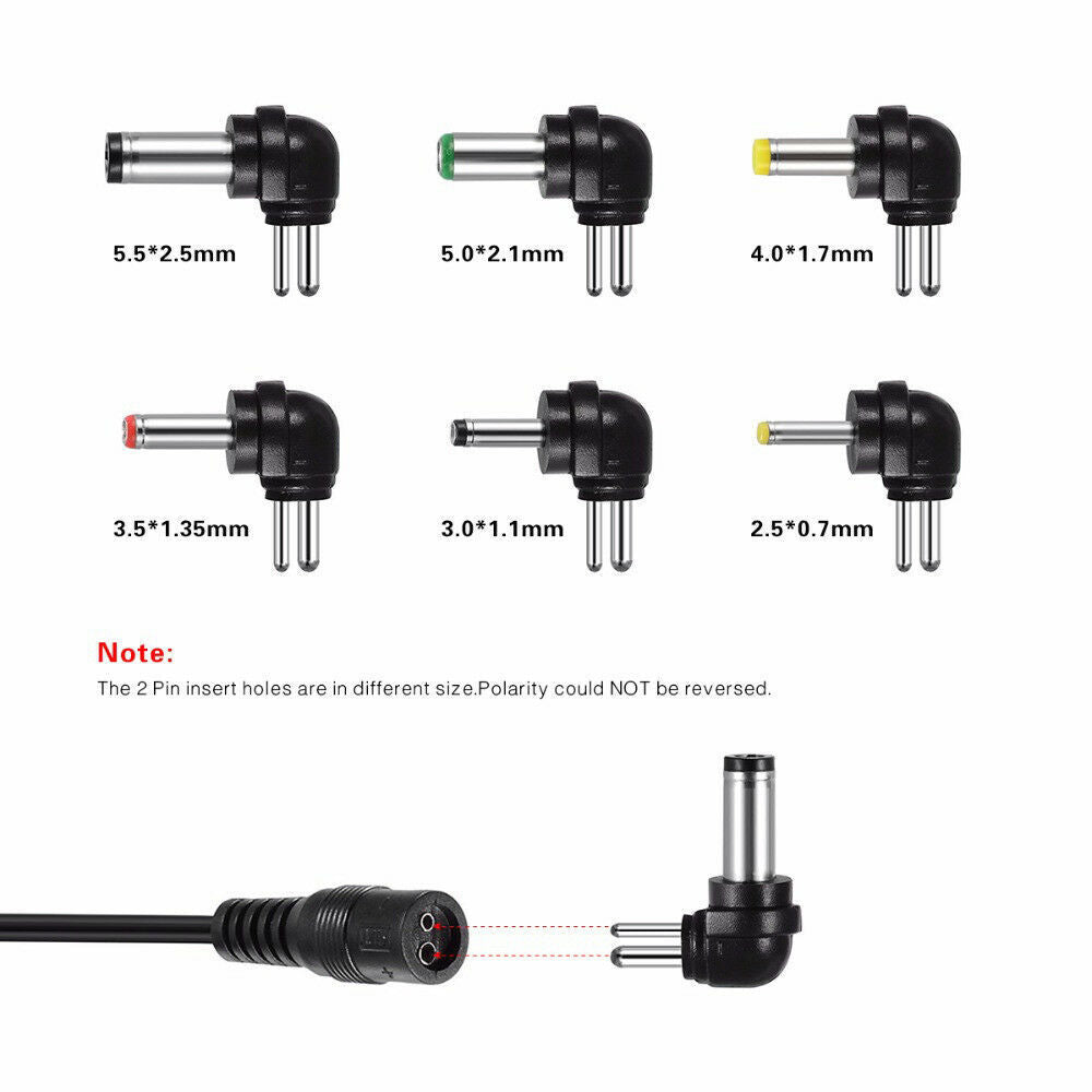 Universel 3-12V Adaptateur de tension réglable Chargeur d'alimentation USB AC DC