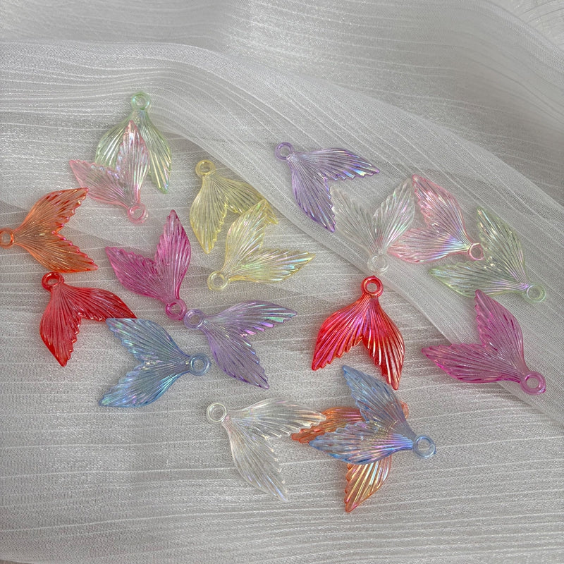 Perles de queue enduites d'acrylique