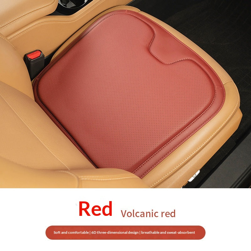 Coussin de siège auto en cuir de Napa en une seule pièce