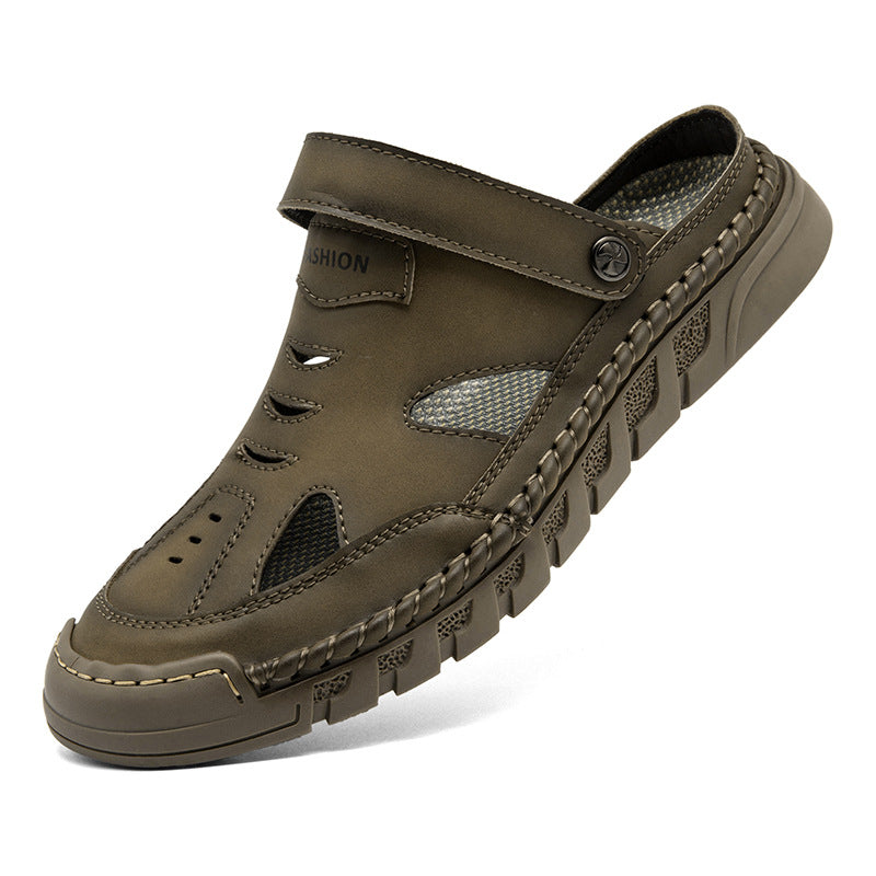 Plus de taille Sandales d'orteils fermés pour hommes