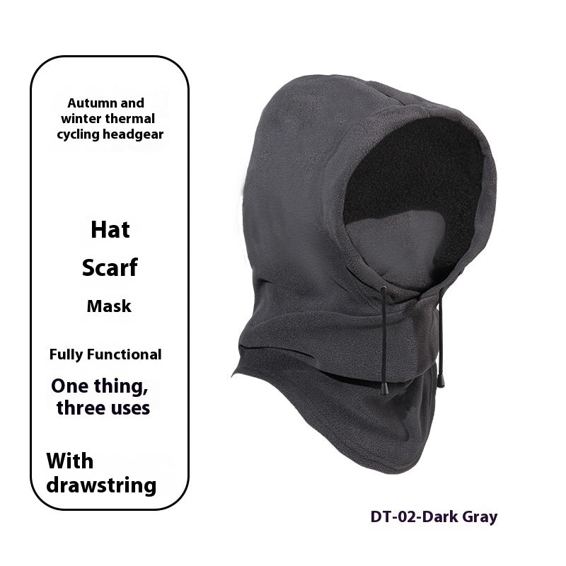 Masque de sport en automne et hiver thermique et coupe-vent