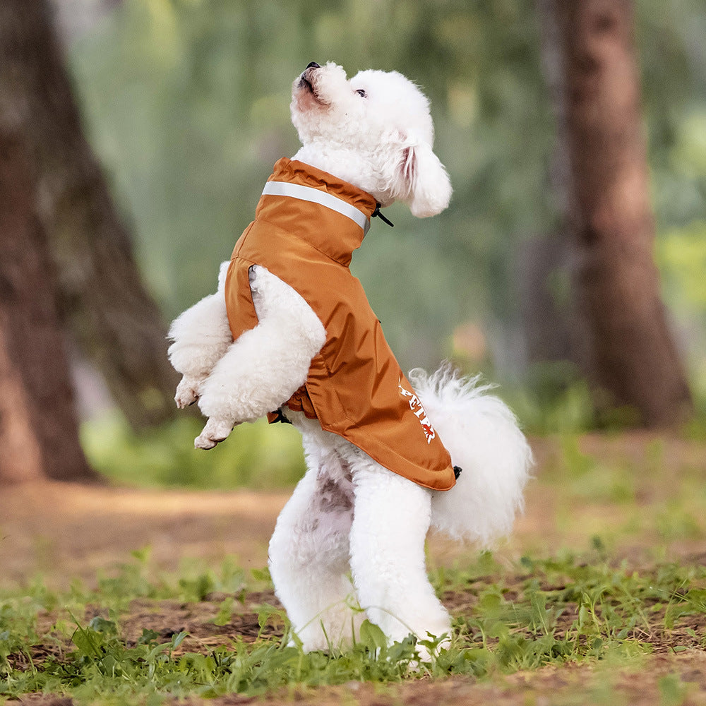 Chien extérieur imperméable à la pluie imperméable puppy réflectif Pet Poncho