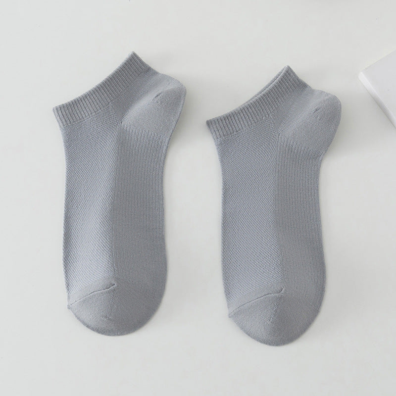 Chaussettes de bateau en polyester simple à faible coupe