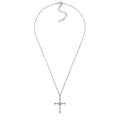 S925 Collier de traverse en mousse d'argent sterling 3.0mm Centre D Couleur VVS1 40-45cm Silv