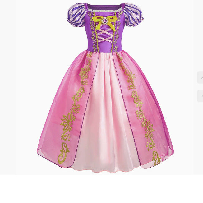 Robe de Dentelle Tutu pourpre pour petites filles