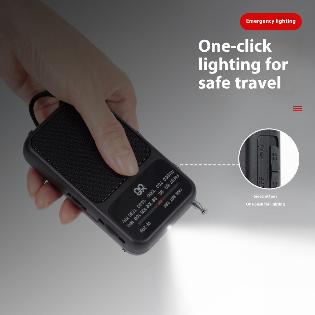 Radio Alimentation double avec lampe de poche FMAM Pointer Pocket Portable