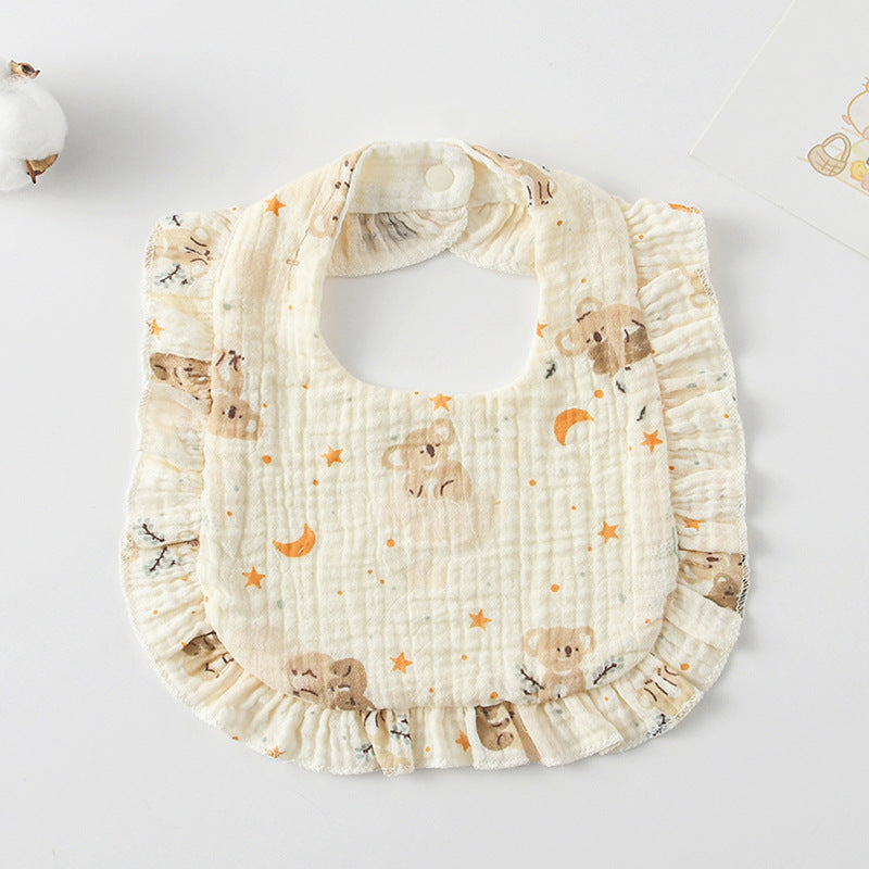 Bébé Muslin Bibs Adorable Animal Bandana Drool Bibs Pour Garçons et Filles Ultra Soft & Absorben