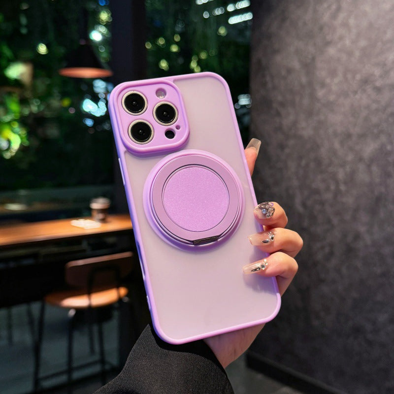 Manche de protection pour téléphone pivotant à aspiration magnétique