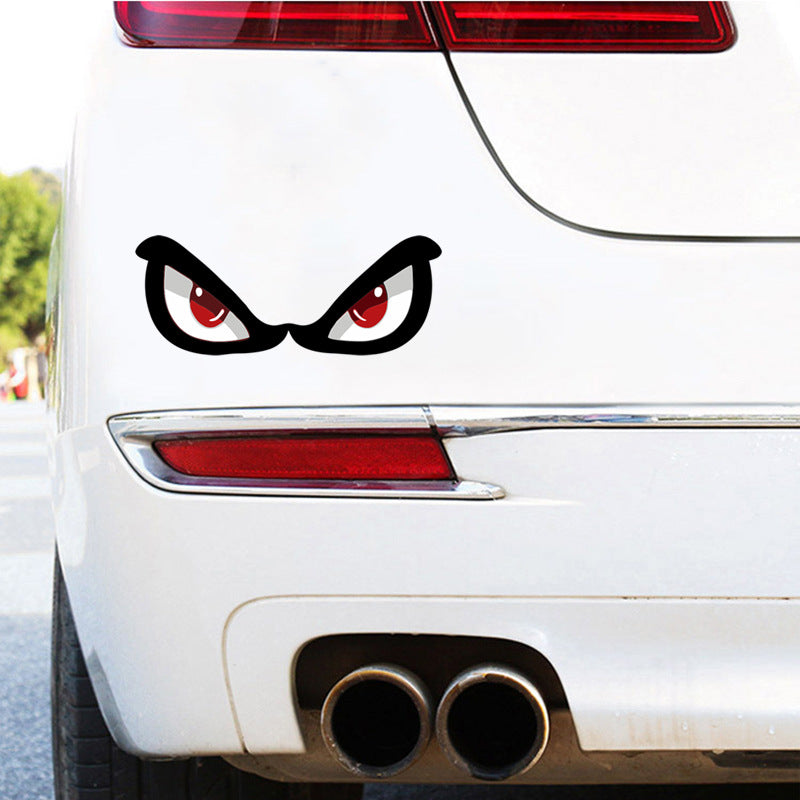 3D Simulation Sticker de requin Eye Rearview Mirror Décoration