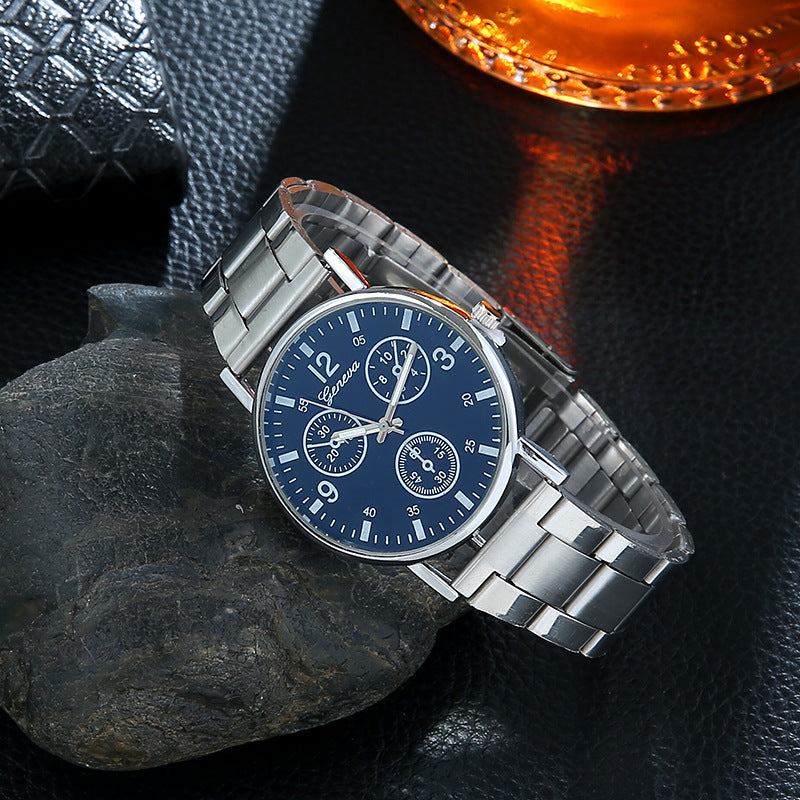 Montre Bleue Casual Homme