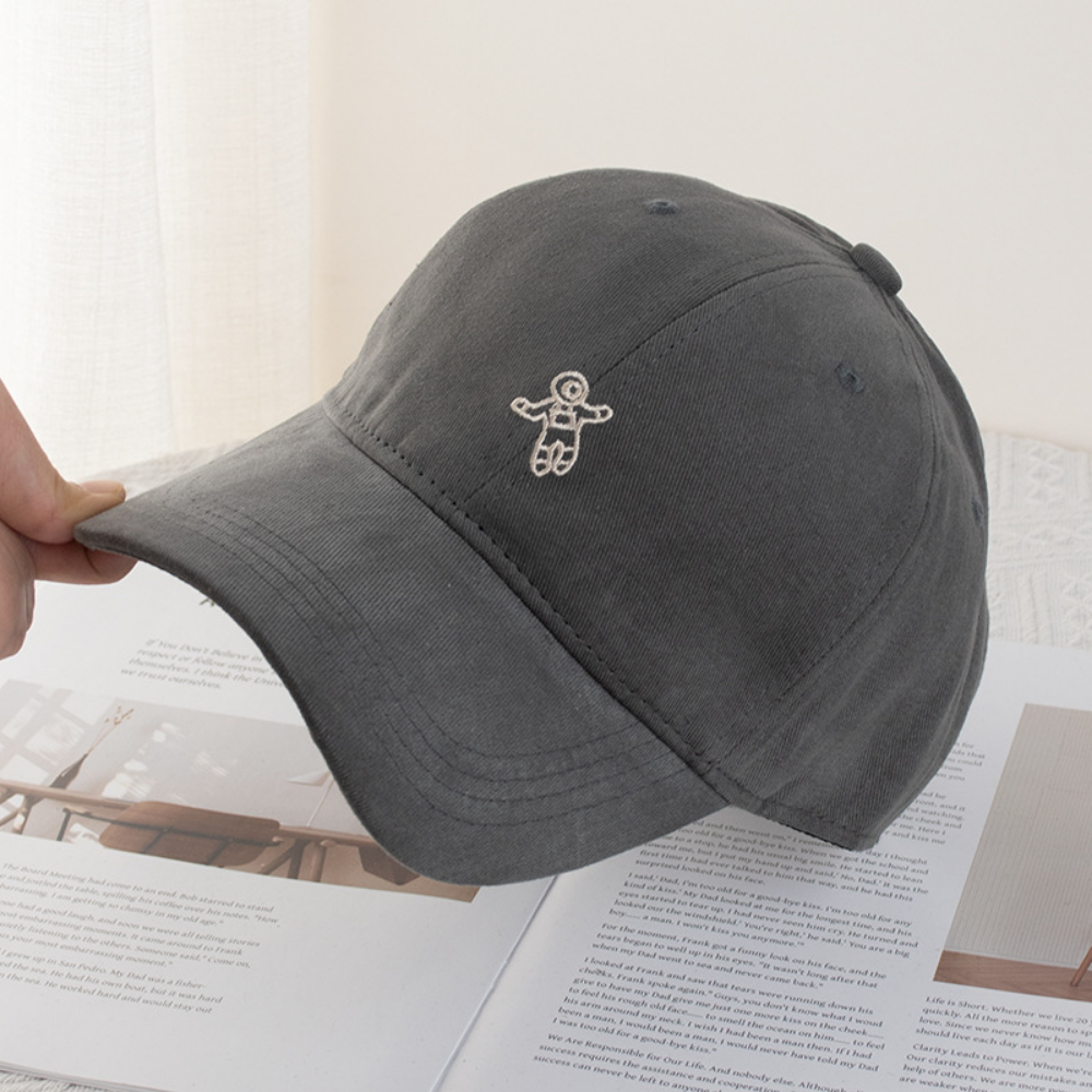 Mini Astronaute unisexe Brodé style coréen Casquette de baseball casual
