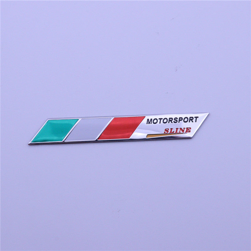 Alloy National Drapeau Voiture Décoration Sticker de voiture en métal